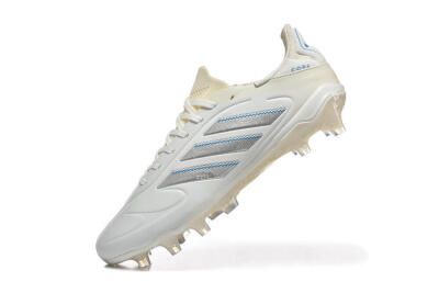 Men's Adidas Copa Pure 2 FG Football Boots - White/Light Gray/Blue