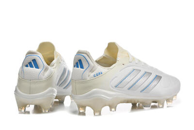 Men's Adidas Copa Pure 2 FG Football Boots - White/Light Gray/Blue