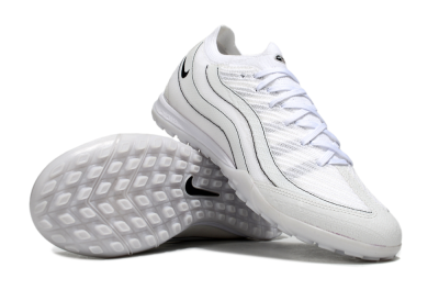 Unisex Nike Air Zoom Mercurial Vapor 16 Elite TF Football Shoes - White/Clean White/Black Accents