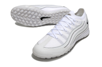 Unisex Nike Air Zoom Mercurial Vapor 16 Elite TF Football Shoes - White/Clean White/Black Accents