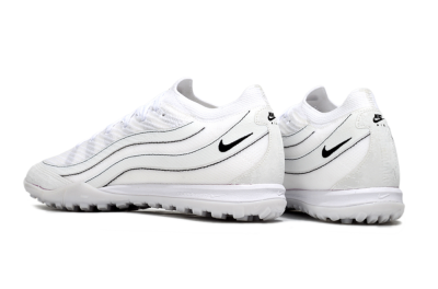 Unisex Nike Air Zoom Mercurial Vapor 16 Elite TF Football Shoes - White/Clean White/Black Accents