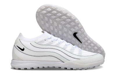 Unisex Nike Air Zoom Mercurial Vapor 16 Elite TF Football Shoes - White/Clean White/Black Accents