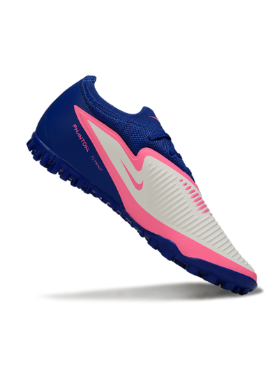 Unisex Nike Phantom 6 Low Elite TF Football Shoes - Blue/Vibrant Pink/Light Grey