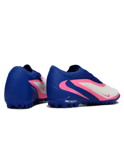 Unisex Nike Phantom 6 Low Elite TF Football Shoes - Blue/Vibrant Pink/Light Grey