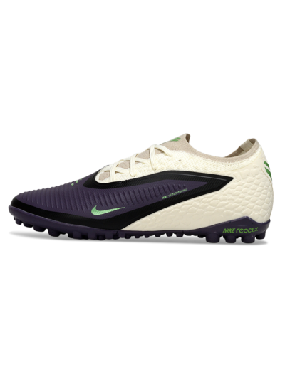 Unisex Nike Phantom 6 Low Elite TF Football Shoes - Purple/Electric Green/Neutral White