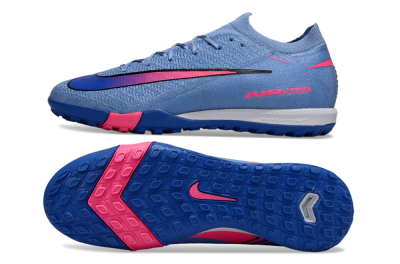 Unisex Nike Air Zoom Mercurial Vapor 16 Elite TF Football Shoes - Blue/Electric Blue/Neon Pink