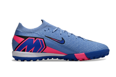 Unisex Nike Air Zoom Mercurial Vapor 16 Elite TF Football Shoes - Blue/Electric Blue/Neon Pink