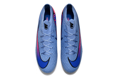 Unisex Nike Air Zoom Mercurial Vapor 16 Elite FG Football Boots - Blue/Electric Blue/Neon Pink