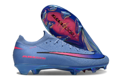 Unisex Nike Air Zoom Mercurial Vapor 16 Elite FG Football Boots - Blue/Electric Blue/Neon Pink