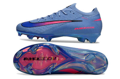 Unisex Nike Air Zoom Mercurial Vapor 16 Elite FG Football Boots - Blue/Electric Blue/Neon Pink