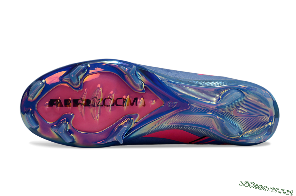 Unisex Nike Air Zoom Mercurial Vapor 16 Elite FG Football Boots - Blue/Electric Blue/Neon Pink 6