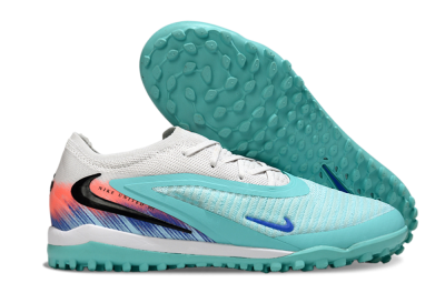 Unisex Nike Phantom 6 Low Elite TF Football Shoes - Aqua/Bright Aqua/Coral Pink