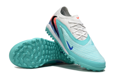 Unisex Nike Phantom 6 Low Elite TF Football Shoes - Aqua/Bright Aqua/Coral Pink