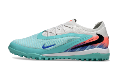 Unisex Nike Phantom 6 Low Elite TF Football Shoes - Aqua/Bright Aqua/Coral Pink