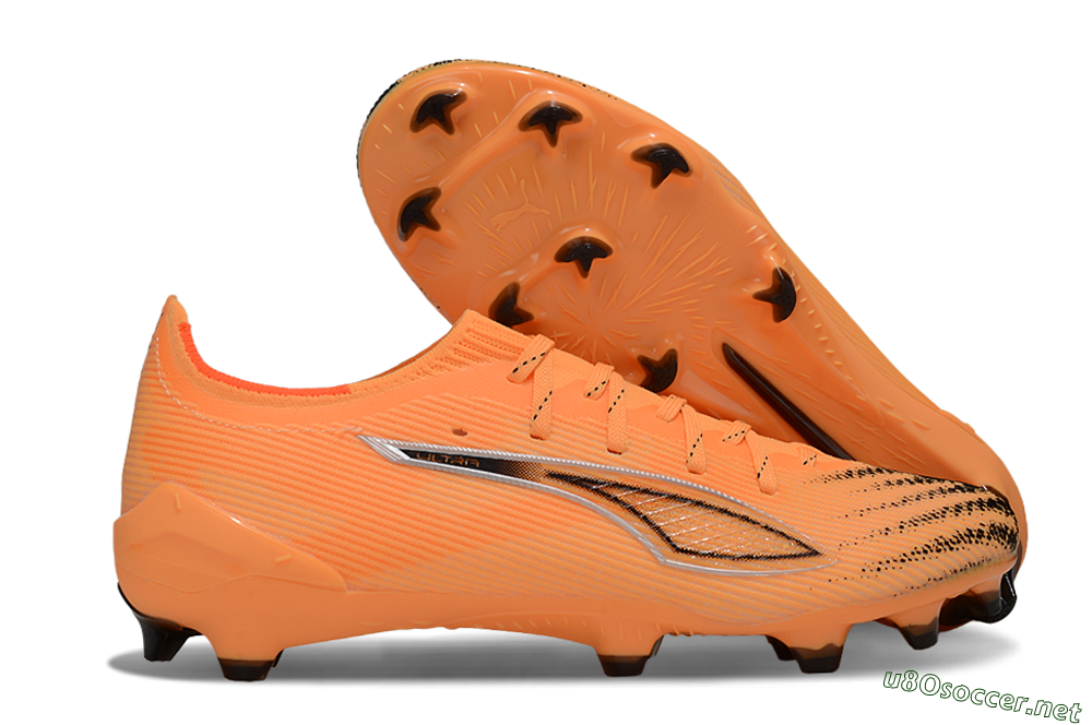 Men's Puma Ultra Ultimate FG Football Boots - Orange/Bright Sunset/Deep Coral 2