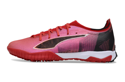 Men's Puma Ultra Ultimate TF Football Shoes - Red/Vibrant Red/Crimson Black