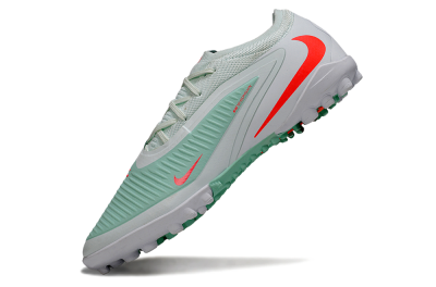 Unisex Nike Phantom 6 Low Elite TF Football Shoes - LightGreen/CoralOrange/White