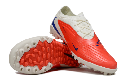 Unisex Nike Phantom 6 Low Elite TF Football Shoes - Red/Bright Red/Snow White