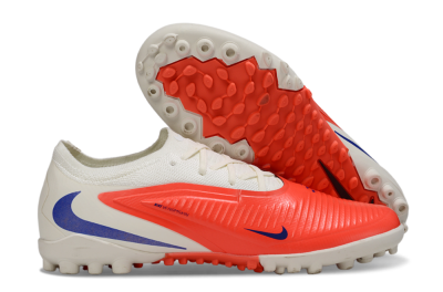Unisex Nike Phantom 6 Low Elite TF Football Shoes - Red/Bright Red/Snow White
