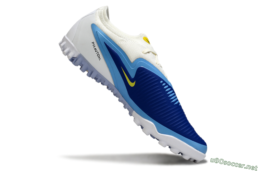 Unisex Nike Phantom 6 Low Elite TF Football Shoes - Blue/Sky Blue/Navy Blue 4