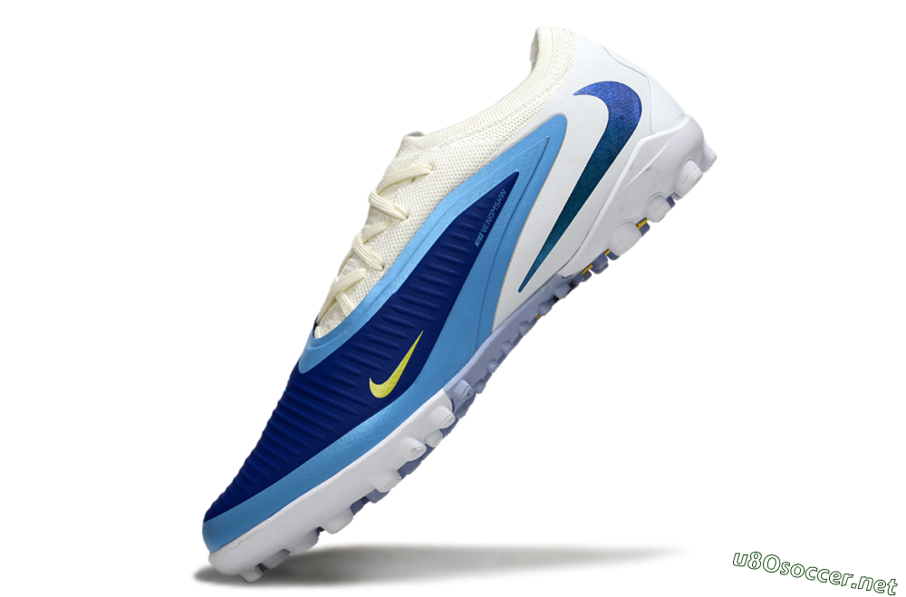 Unisex Nike Phantom 6 Low Elite TF Football Shoes - Blue/Sky Blue/Navy Blue 5