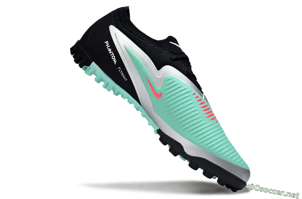Unisex Nike Phantom 6 Low Elite TF Football Shoes - Teal/Black/Rose 4