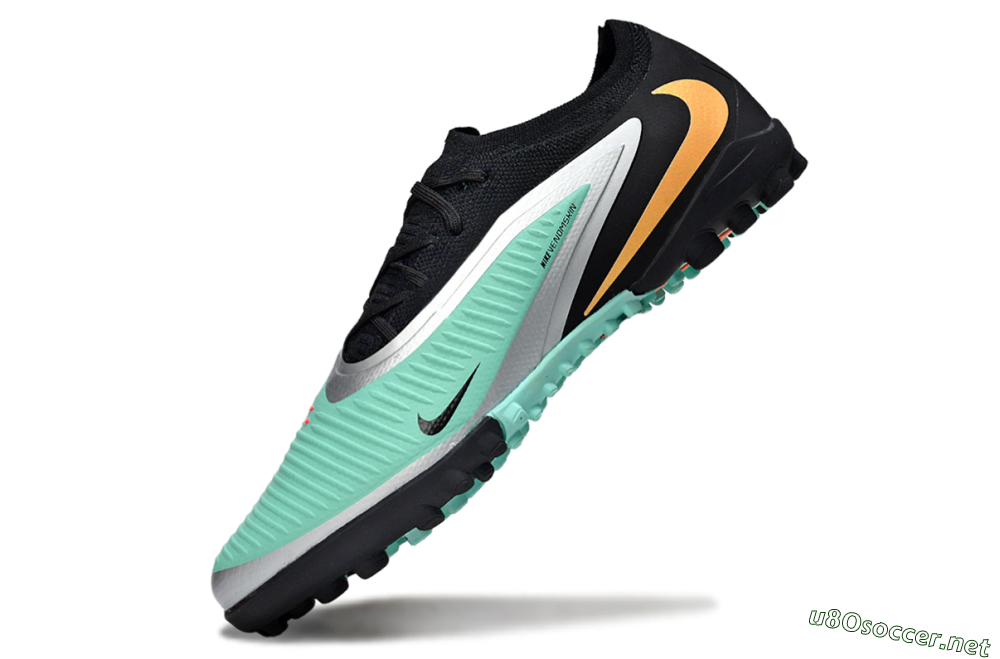 Unisex Nike Phantom 6 Low Elite TF Football Shoes - Teal/Black/Rose 5