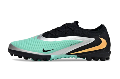 Unisex Nike Phantom 6 Low Elite TF Football Shoes - Teal/Black/Rose