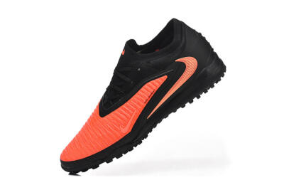 Men's Nike Phantom 6 Low Elite TF Football Shoes - Orange/Vibrant Coral/Jet Black