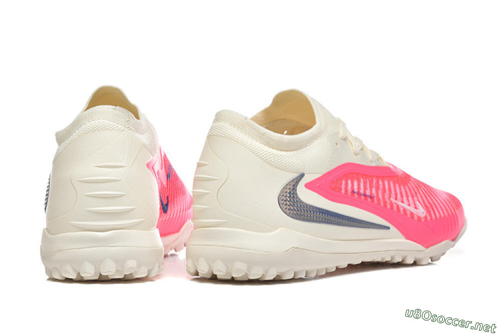 Men's Nike Phantom 6 Low Elite TF Football Shoes - Pink/Soft Cream/Fierce Pink 9