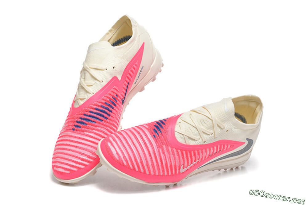 Men's Nike Phantom 6 Low Elite TF Football Shoes - Pink/Soft Cream/Fierce Pink 6