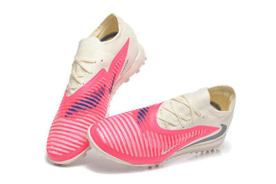 Men's Nike Phantom 6 Low Elite TF Football Shoes - Pink/Soft Cream/Fierce Pink
