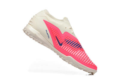 Men's Nike Phantom 6 Low Elite TF Football Shoes - Pink/Soft Cream/Fierce Pink