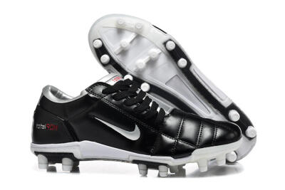 Men's Nike Total 90 III FG Football Boots - Black/Silver/White