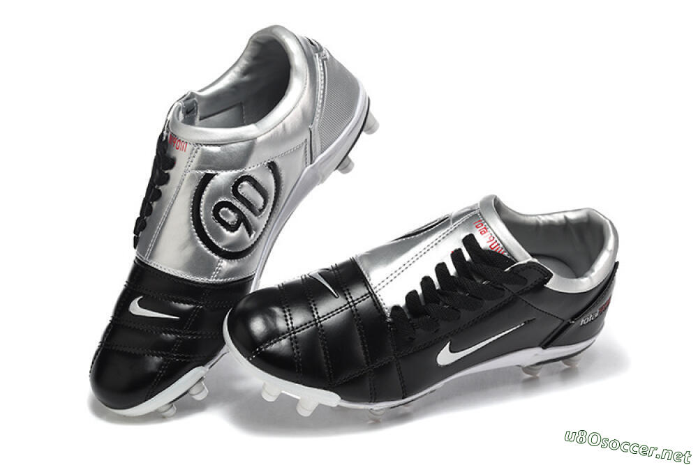 Men's Nike Total 90 III FG Football Boots - Black/Silver/White 5