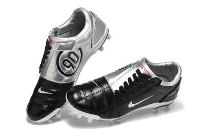 Men's Nike Total 90 III FG Football Boots - Black/Silver/White