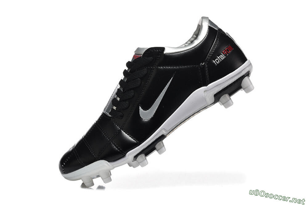 Men's Nike Total 90 III FG Football Boots - Black/Silver/White 7