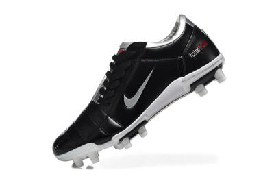 Men's Nike Total 90 III FG Football Boots - Black/Silver/White
