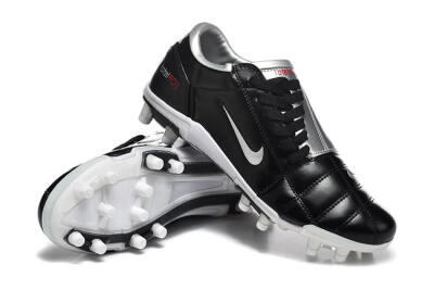 Men's Nike Total 90 III FG Football Boots - Black/Silver/White