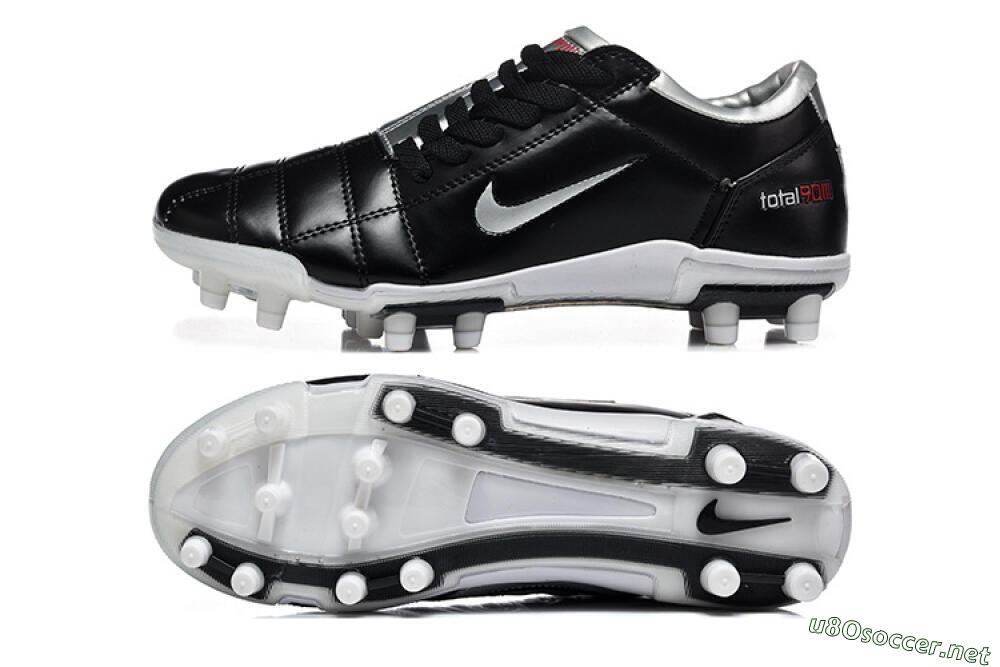 Men's Nike Total 90 III FG Football Boots - Black/Silver/White 1
