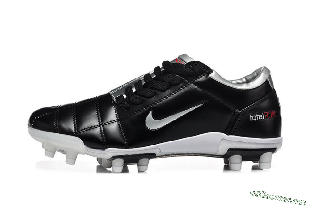 Men's Nike Total 90 III FG Football Boots - Black/Silver/White 0