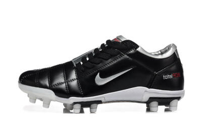 Men's Nike Total 90 III FG Football Boots - Black/Silver/White