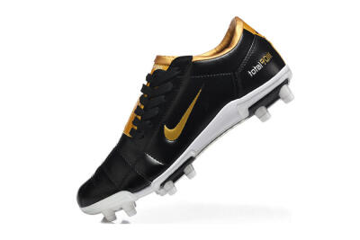 Men's Nike Total 90 III FG Football Boots - Black/Gold Metallic/White