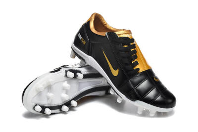 Men's Nike Total 90 III FG Football Boots - Black/Gold Metallic/White