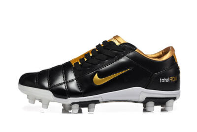 Men's Nike Total 90 III FG Football Boots - Black/Gold Metallic/White