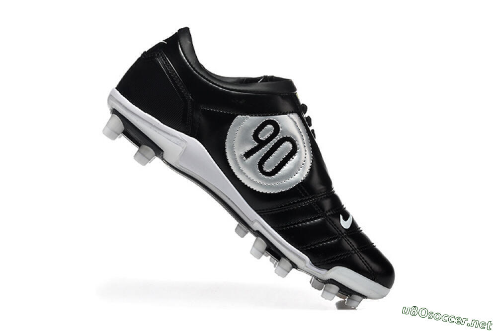 Men's Nike Total 90 III FG Football Boots - Black/Electric Yellow/White 7