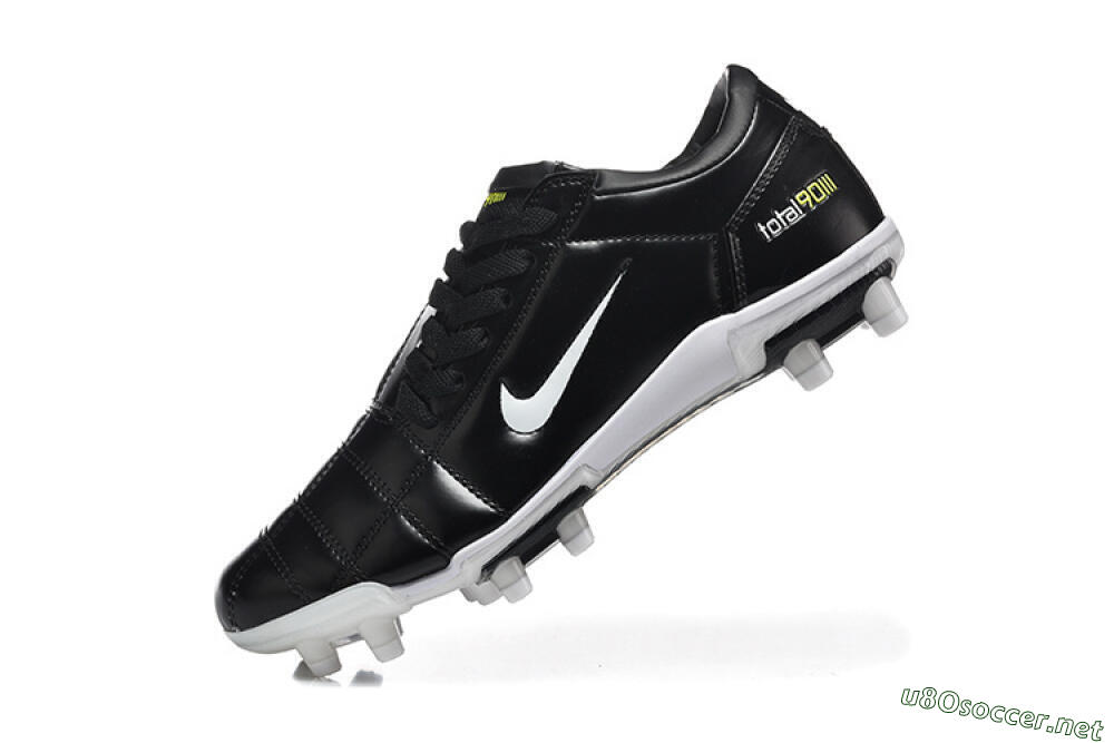 Men's Nike Total 90 III FG Football Boots - Black/Electric Yellow/White 8