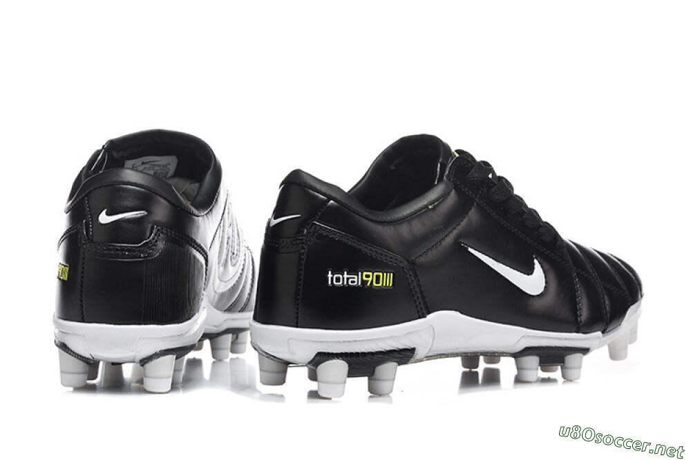 Men's Nike Total 90 III FG Football Boots - Black/Electric Yellow/White 9