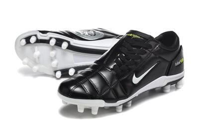 Men's Nike Total 90 III FG Football Boots - Black/Electric Yellow/White