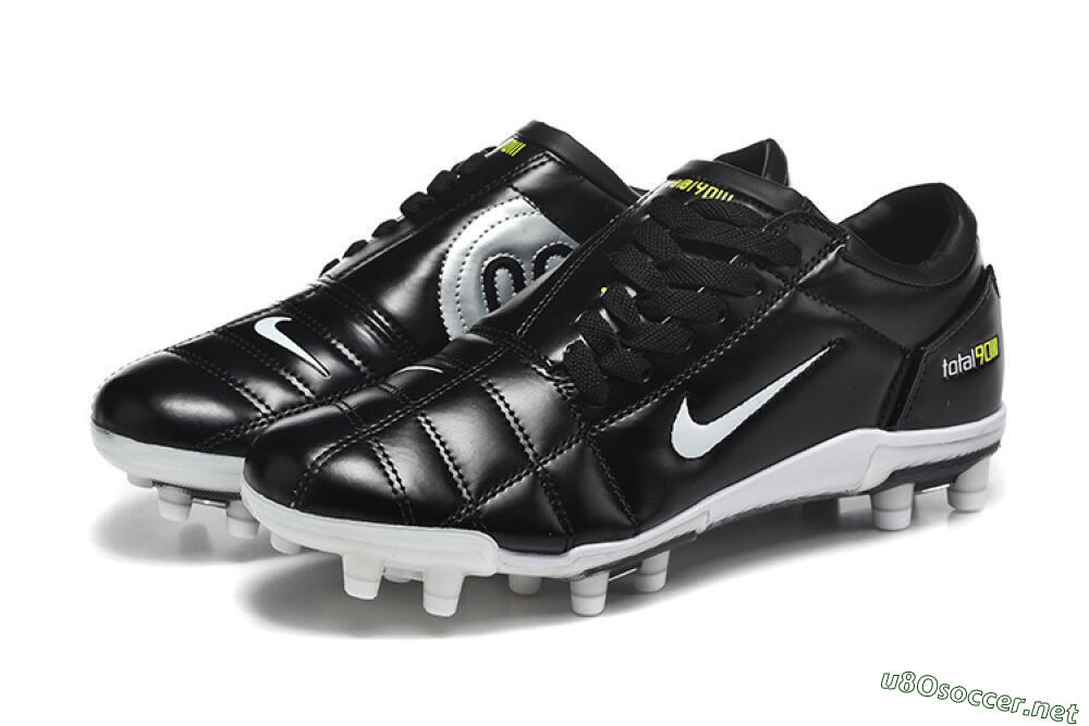 Men's Nike Total 90 III FG Football Boots - Black/Electric Yellow/White 5